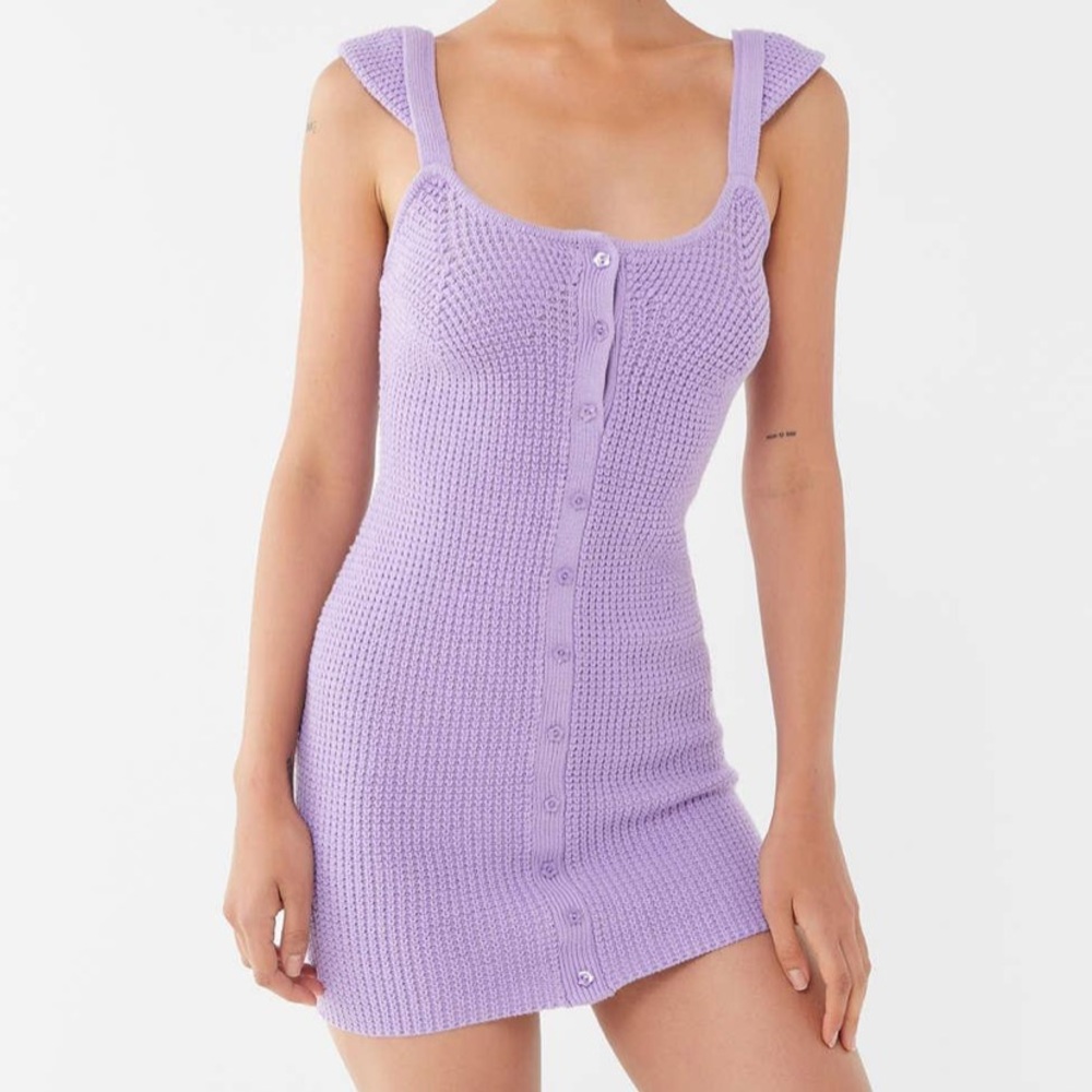 NWOT Urban Outfitters Cotton Dress Cap Sleeve